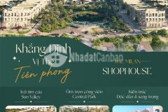 Bán dãy 60 căn shophouse kd ngay trung tâm bảo lộc, dtsd 500m2 giá chỉ 11trm2.