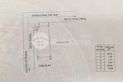 Lô góc 2 mặt tiền phú thủy phan thiết bình thuận đường lương thế vinh dt 171m2tc