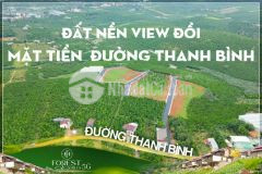 Đất nền nghỉ dưỡng shr mặt tiền đường thanh bình xã lộc đức giá 5,5 triệum2