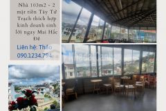 Kinh doanh sinh lời với nhà 2 mặt tiền, xe hơi né nhau ngay mai hắc đế