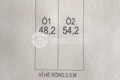 Bán 54m2 đất dịch vụ khu 25,2ha vân canh, hoài đức, hà nội.