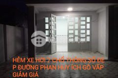 Hẻm xe hơi 7 chổ thông số đẹp đường phan huy ích gò vấp giảm giá