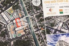 Bán nhà 1 trệt 3 lầu đối diện khu chợ 2 khu đô thị chợ mới thới lai cần thơ.