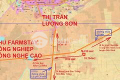 Bán 1.9 ha đất vườn xã hòa thắng cách đường liên huyện 230m, giá bán chỉ 105.000đm2.