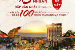 Đất nền sổ đỏ hồ sinh thái flc buôn ma thuột giá chỉ 999 triệu