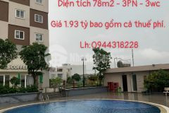 Bán gấp chcc đạt gia residence thủ đức, 78m2 3pn 1.93 tỷ bao gồm cả thuế phí. lh0944318228