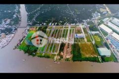 Đất nền 2 mặt tiền view sông cận khu công nghiệp sổ hồng sẵn