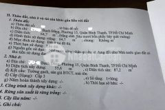 Cần tiền gấp, bán nhà hẻm đường bạch đằng, p15, bt, 64.7m2, 2 tầng, chỉ 5.99 tỷ, 0384966639