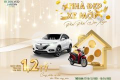 Ưu đãi hấp dẫn berriver jardin đón năm mới mua nhà tặng ô tô honda hrv
