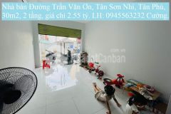Nhà bán đường trần văn ơn, 30m2, 2 tầng, 3.53.6 x 8.5m, chỉ 2.55 tỷ.