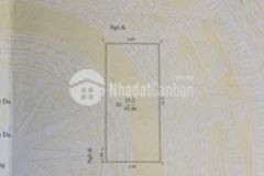 Tôi cần bán mảnh đất số 43 ngõ 54 tôn thất tùng 45m 3.7 tỷ đã đào móng