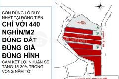 Chỉ 325 triệu là sở hữu ngay đất sào đồng tiến