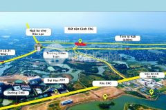 Cần tiền bán nhanh lô đất cạnh fpt hòa lạc mặt tiền 5m, kinh doanh được chỉ 863tr. 0948395062