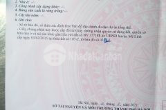 Cần tiền bán gấp đất thổ cư tại mê linh