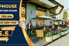 Bán nhà 3 tầng 2 mặt tiền thoáng liền kề công viên, trung tâm thương mại