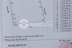 Bán lô đất cln 2 mặt tiền đường cách liên huyện 100m