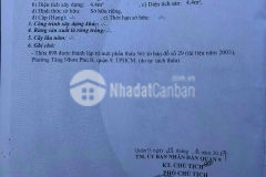 Lô đất mặt tiền hẻm 175 đường 2 tăng nhơn phú b, diện tích 64m tiện kinh doanh