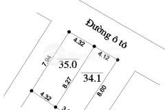 Bán đất di trạch, ô tô đi qua trước mặt, lô góc 2 thoáng 35m2 chỉ 1.82 tỷ