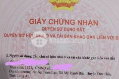 Bán đất thổ cư gần ngã ba mỹ hạnh 175m2 giá 1.5 tỷ.