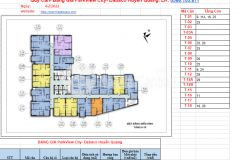 Quỹ căn và bảng giá chung cư park view city huyền quang. lh 0388153811