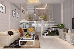 Bán nhà khu phân lô q5 shr vuông vức 4t ở ngay.