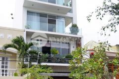 Bán nhà 1 trệt 3 lầu hẻm 459 đường trương công định, hướng tây bắc.