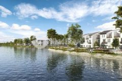 Biệt thự vườn vinhomes thăng long. view hồ điều hòa, hè 4m, đường 8m. dt155m2 mt7.5m 4tầng 23tỷ