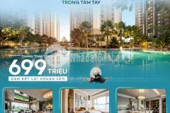 Chung cư ngay trung tâm hành chính bình chánh giá 699 triệu