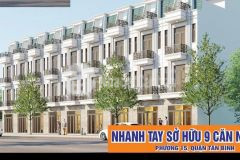 Dãy nhà phố 9 căn khu đồng bộ,hẻm 5m phạm văn bạch,p.15,tân bìnhgiá tốt.