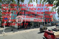 Bán nhà siêu hiếm 3 mặt tiền bùi thị xuân lê thị riêng 56m2 giảm 1.5 tỷ chỉ còn 33.5 tỷ