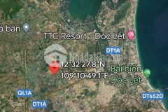 Bán lô đất ở đô thị trung tâm kinh tế nam vân phong, cách dt7 chỉ 200m