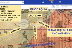 Đất sông lũy ngay khu trang trại dưa lưới giá chỉ 130km2