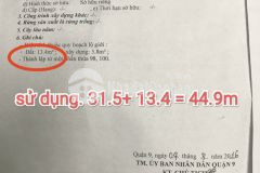 Bán nhà 1t1l 1 lững đường 3, tăng nhơn phú b, quận 9, dt 45m23.65tỷ.