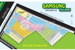 Bán 2 lô đất dự án samsung vilage, đường bưng ông thoàn, p. phú hữu, quận 9, dt 90m251.2tr