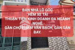 Bán nhà bùi quang là, gò vấp. lô gốc siêu đẹp, hẽm xe tải.