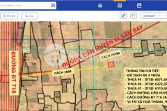 Đất mặt tiền xã hòa thắng ngay đường liên huyện giá tốt đầu tư