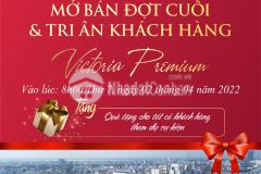 Khánh thành dự án victoria premium mở bán đợt cuối