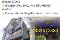 Chính chủ gửi bán nhà xây đổ tấm kiên cố chợ điềuphường long bình