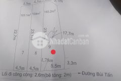 Đất thổ bùi tấn nhơn thạnh trung