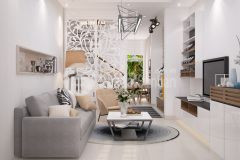 Nhỉnh 2 tỷ sở hữu nhà đẹp nhỏ xinh hào nam, đống đa, ngõ 3 gác, nội thất hiện đại