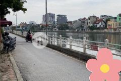Đất lô góc 33m2 sát mặt hồ điều hòa long biên.