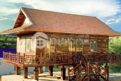 Chính chủ muốn bán căn nhà sàn ven suối thôn 3 gia lâm,sân vườn tiểu cảnh.diện tích 1211m2,thổ cư