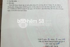 Lô đất hẻm 58 võ văn hát diện tích 52m vị trí đẹp giá đầu tư