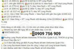 Duy nhất 12 lô nhà đất mặt tiền đường long phước giá 6tỷ đến 330 tỷ gần vin q9