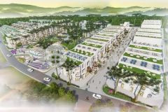 Shophouse xây sẵn khu nghi dưỡng tp, bảo lộc, 4 tầng, đường trải nhựa, shr full thổ cư