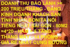 Bán khách sạn tình yêu mặt tiền hùng vương 80m2 giảm cưc sâu 5.5 tỷ còn 22.5 tỷ