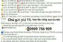 Hàng thơm 12 lô nhà đất mặt tiền đường long phước giá 6tỷ đến 330 tỷ gần vin q9