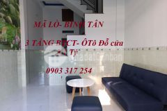 Bán nhà 3 tầng mới hẽm ôtô mã lò bình tân 34m2. chỉ 3.1 tỷ.