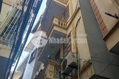 Ban nha phô trân thai tông diên tich 61m2 5 tâng, 6m măt tiên gia 7.6 ty