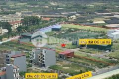 Bán nhanh đất dịch vụ lai xá, hoài đức, 51m2, 2 mặt thoáng, 3.xx tỷ